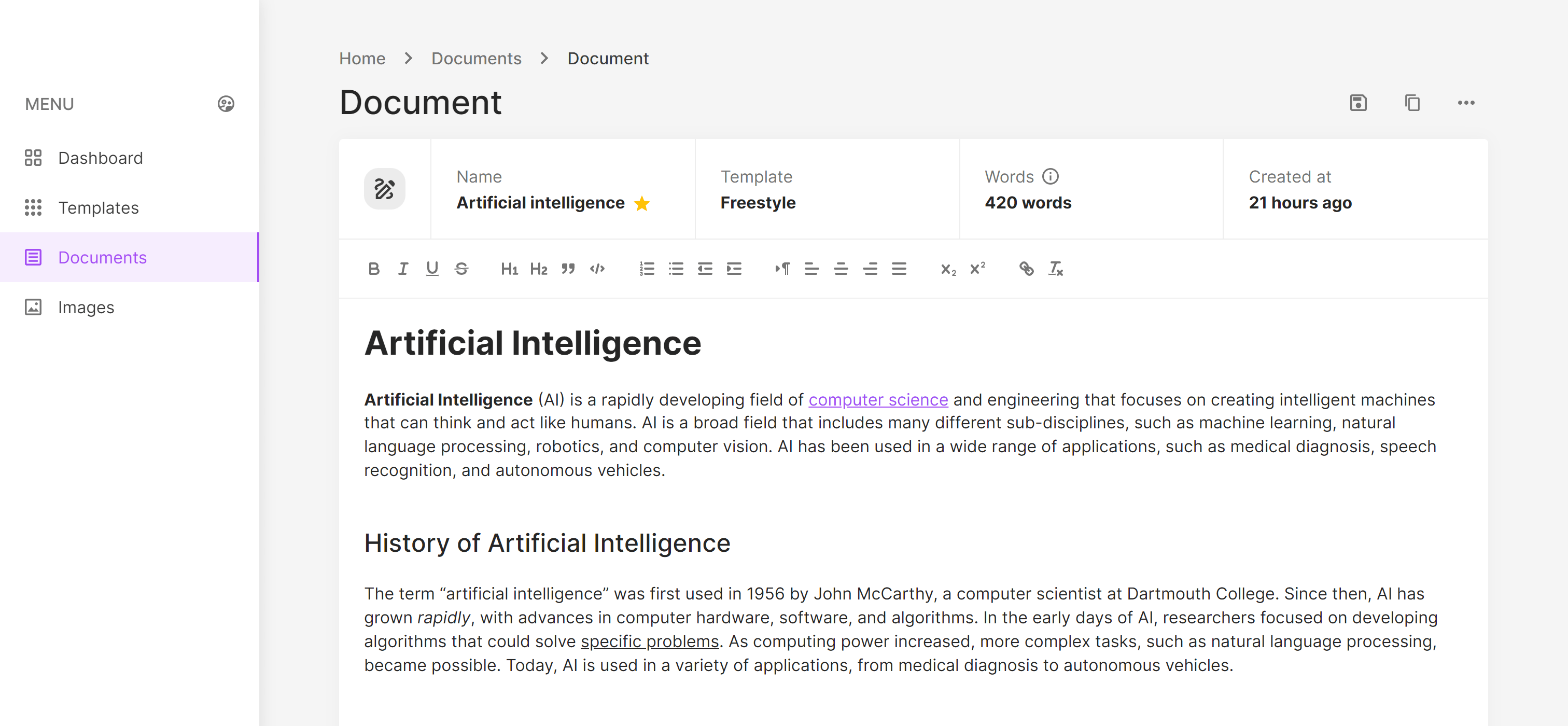 Webie - AI Powered Content Tools
